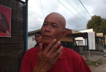 ketua kelompok petani Tudung kecik Dusun Besar, Mustafa 