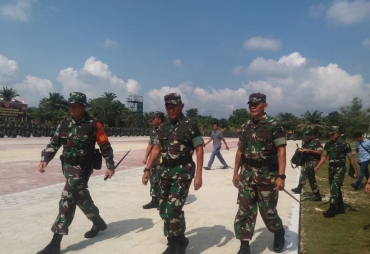 Kasdam I Bukit Barisan Periksa Kesiapan Operasi Satgas Pamtas Darat