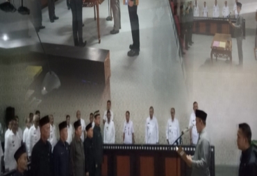 Bupati Tubaba Lantik Pejabat Tinggi Pratama
