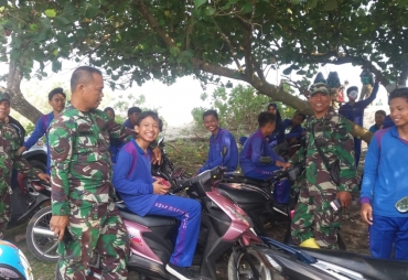 Sharing, Satgas TMMD Tekankan Pentingnya Pendidikan kepada Siswa