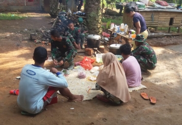 Kebersamaan yang Tak Tergantikan dari Satgas TMMD dan Masyarakat