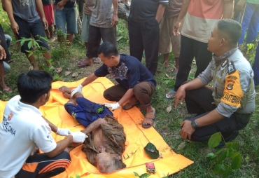 Polsek Gunung Agung Identifikasi Temuan Mayat