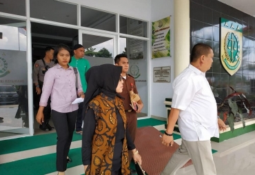 Jelang Tahap II Kasus OTT Kepahiang 2 Tersangka di amankan di Rutan Bengkulu