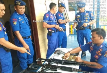 Kasat Polair Lakukan Pengecekan Kesiapan Personil