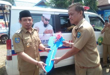 Kecamatan Ratu Agung Terima Satu Unit Ambulans