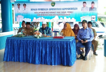 Walikota Hadiri Pembinaan Administrasi Kependudukan di Sungai Serut
