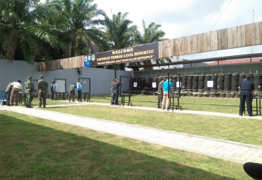 Gelar Latihan Menembak Danlanal Bengkulu Jalin Silaturrahmi