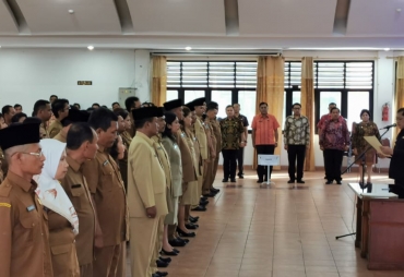Bupati Karo Lantik 99 Orang Pejabat