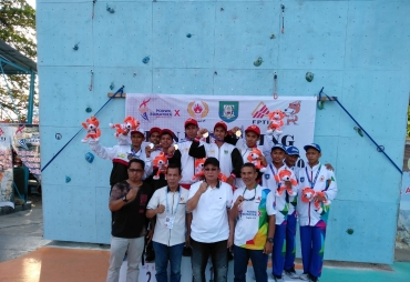 Porwil ke-X Bengkulu Berikut Hasil Pertandingan Cabor Panjang Tebing