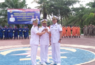 Yustus Nasarius Rossi Jabat Danlanal Bengkulu
