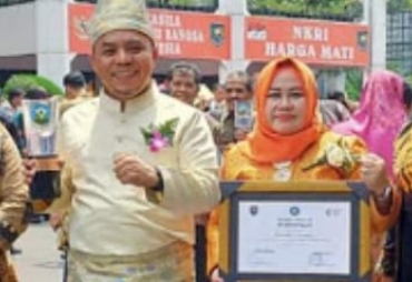 Bupati Labuhanbatu Terima Penghargaan dari Kemendagri dan Kemenkes RI
