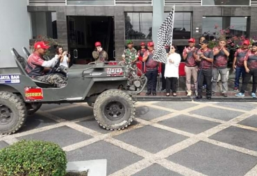 Wabup Karo Lepas Peserta Balap Offroad