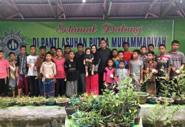 Kasat Intelkam Polres Labuhanbatu Sambangi Panti Asuhan