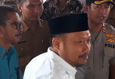 Bupati Kampar dan Kapolres Tinjau Pelaksanaan Pilkades Serentak