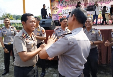 Lepas Kepindahan AKBP Asep Polres Kampar Gelar Family Gathering