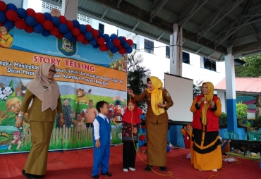 Tumbuhkan Minat Literasi Sejak Dini DPK Gelar Story Telling