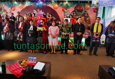 Bupati Karo Hadiri Perayaan Natal dan Syukuran Tahun Baru Oikumene