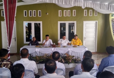 Kunker BS Gubernur Rohidin Dialog Hati ke Hati Bersama Kades se-Kedurang