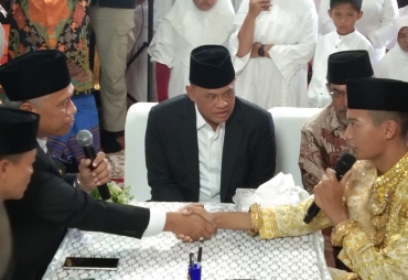 Gatot Nurmantyo Jadi Saksi Pernikahan Putri Imron Rosyadi
