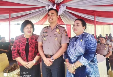 Wabup Karo Hadiri Pisah Sambut Kapolres