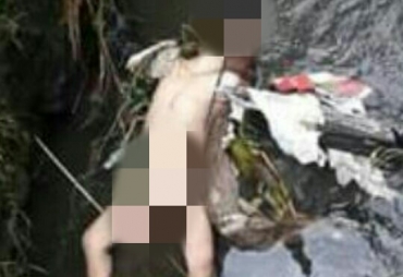 Balita yang meninggal Dunia ditemukan tersangkut di ranting