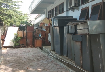 Tampak Aset yang dibiarkan terbengkalai di DPRD Provinsi Bengkulu