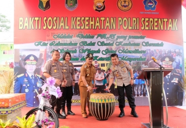 Polda Bengkulu Gelar Bhakti Kesehatan di Semidang Lagan