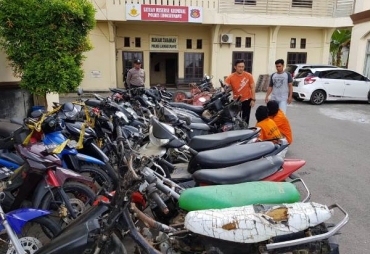 Barang Bukti Sepmor Hasil Tangkapan Kapolres Lhokseumawe