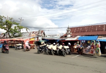 Tampak Lokasi yang ditertibkan Satpol PP