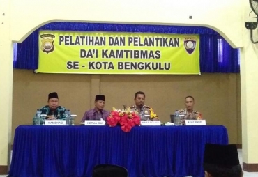 Pelatihan dan Pelantikan Da'i Kamtibnas