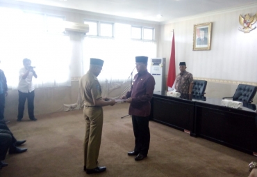 Plt Gubernur Bengkulu resmi serahkan SK Plt Bupati bengkulu Selatan