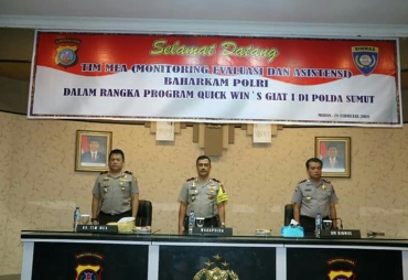 Waka Polda Sumut Brigjen Pol. Agus Andrianto, SH menerima kunjungan TIM MEA
