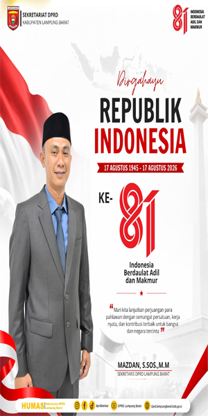HUT RI Sekwan DPRD Lambar